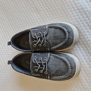 Toddler Boys Chambray Boat Shoes - Grey